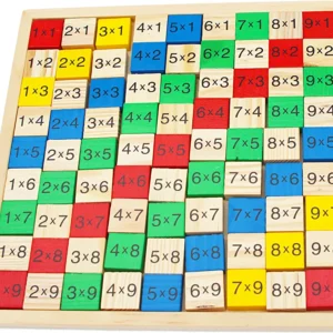 table de multiplication en bois